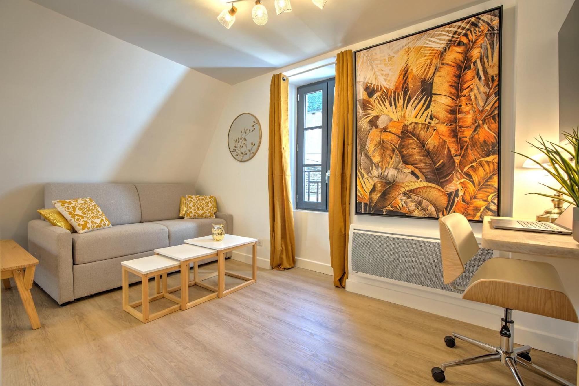 Appartement Le Goldenleaf - Netflix/Wi-Fi Fibre - Sejour Lozere à Mende Extérieur photo